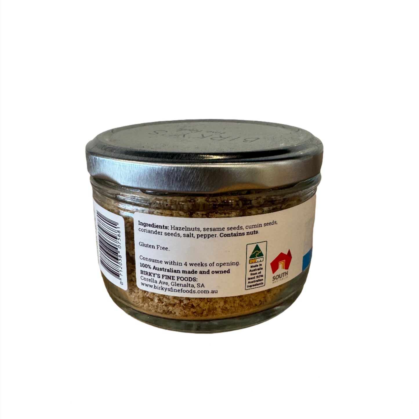 Birky’s Fine Foods Dukkah Jar Back