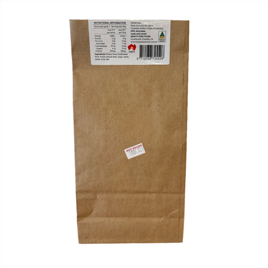 Birky's Fine Foods Gluten Free Fennel Seed Lavosh Packet Back