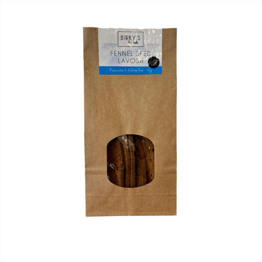Birky's Fine Foods Gluten Free Fennel Seed Lavosh Packet Front