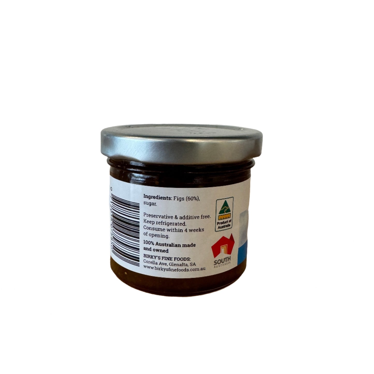 Birky’s Fine Foods Fig Paste Jar Back
