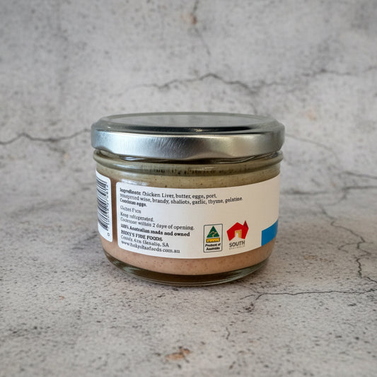 Birky’s Fine Foods French Pâté Jar Back