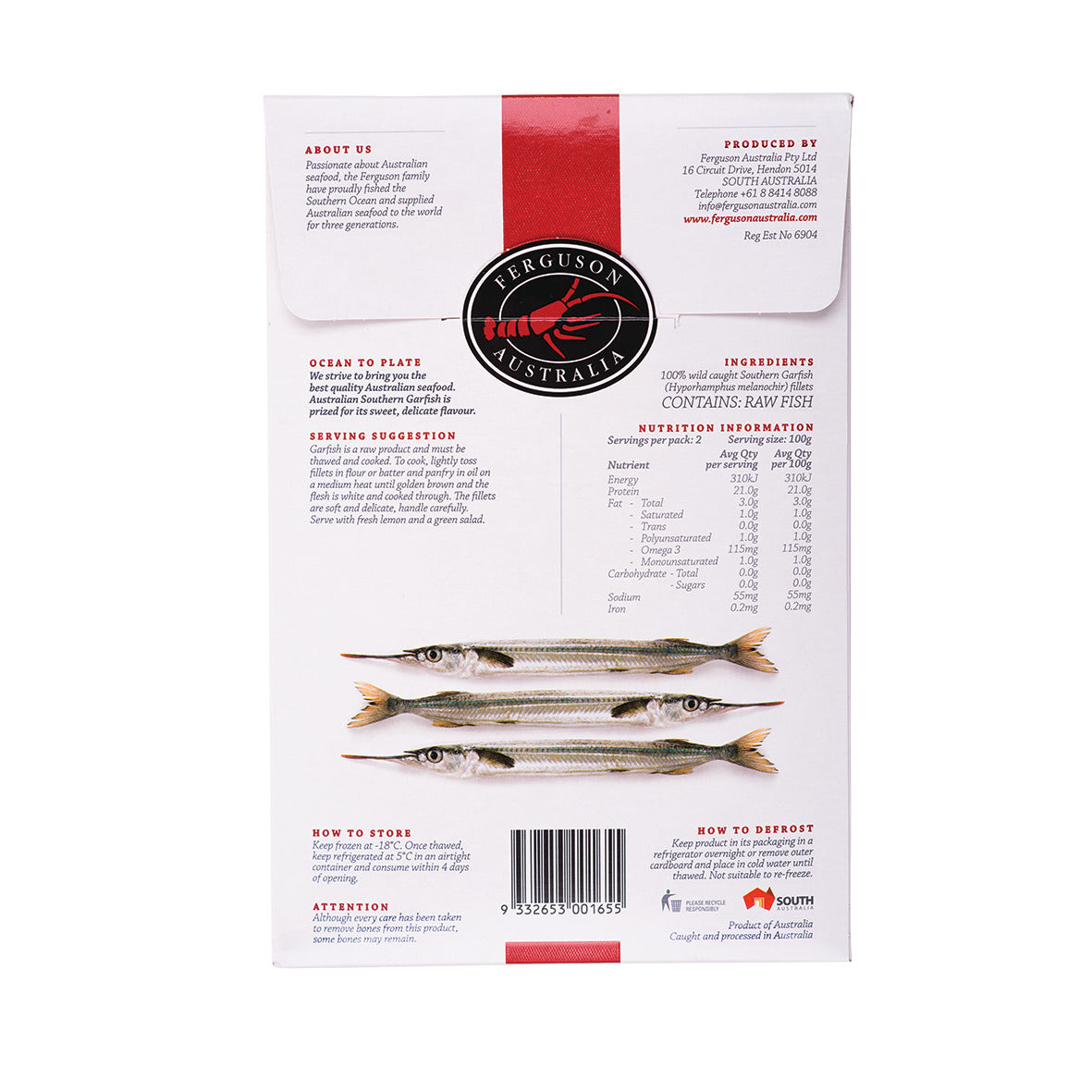 FERGUSON AUSTRALIA 魣魚片 200g