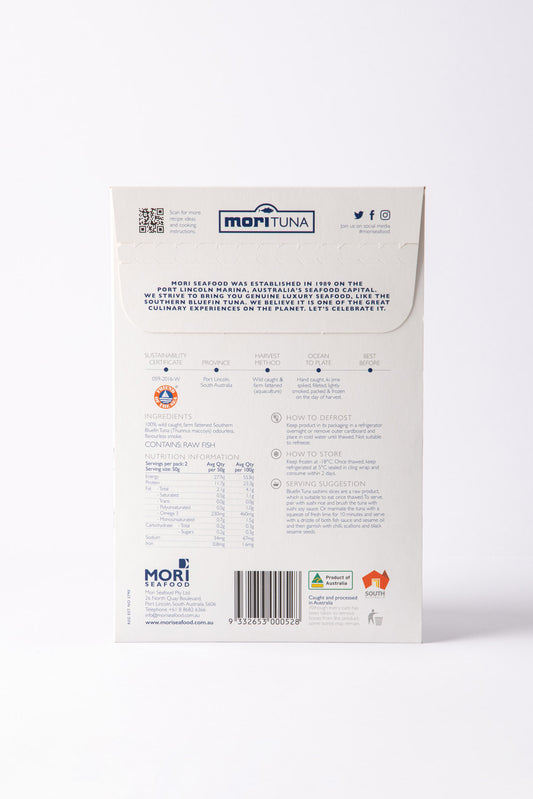 MORI SEAFOOD 南方藍鰭鮪魚生魚片 100g
