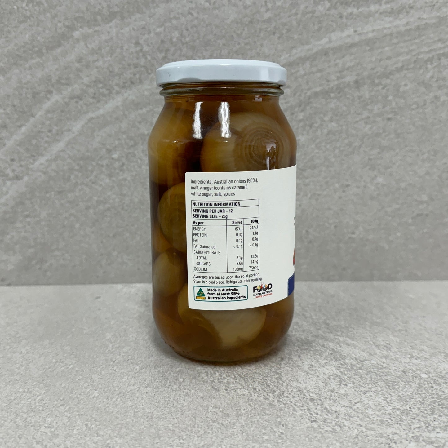 GC's Homestyle Pickled Onions Jar 500g