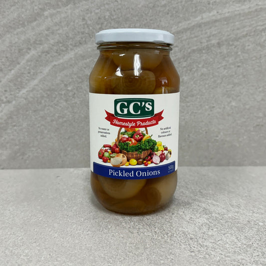 GC's Homestyle Pickled Onions Jar 500g