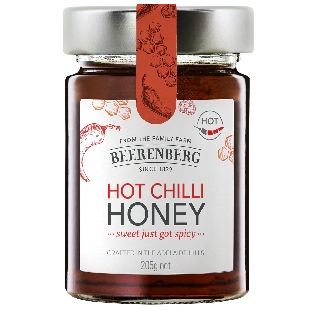 BEERENBERG Hot Chilli Honey 205g