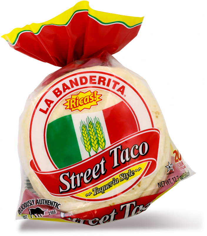 La Banderita 4 Inch Street Taco Flour Tortillas 20 pack