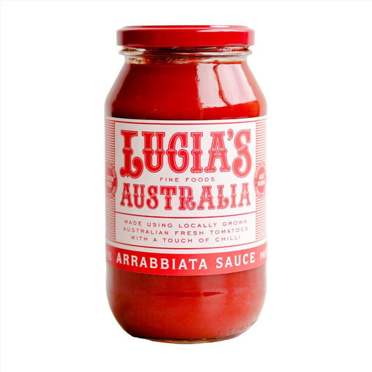 Lucia's Fine Foods Australia Arrabbiata Sauce Jar