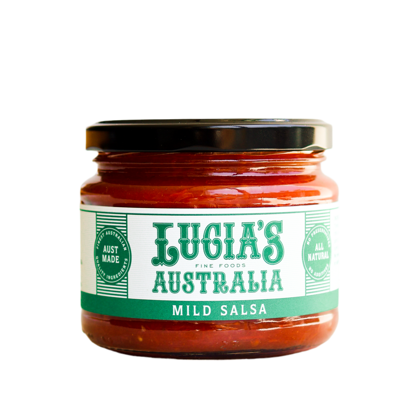 Lucia’s Fine Foods Australia Mild Salsa Jar