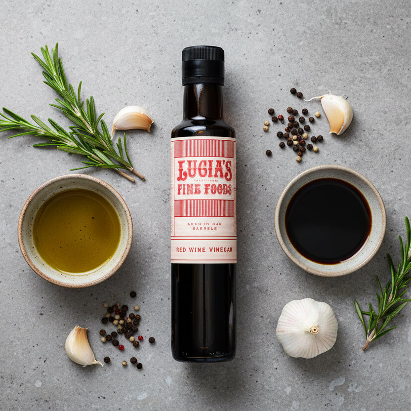 Lucia's Fine Foods Australia Red Wine Vinegar Bottle
