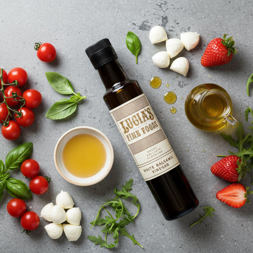 Lucia's Fine Foods Australia White Balsamic Vinegar Bottle