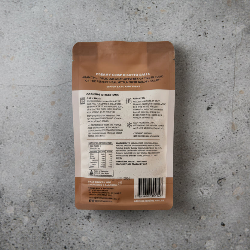 OTTIMO ARANCINO Magic Mushi Mushroom Spinach & Pine Nut Arancini Balls 6 Pack