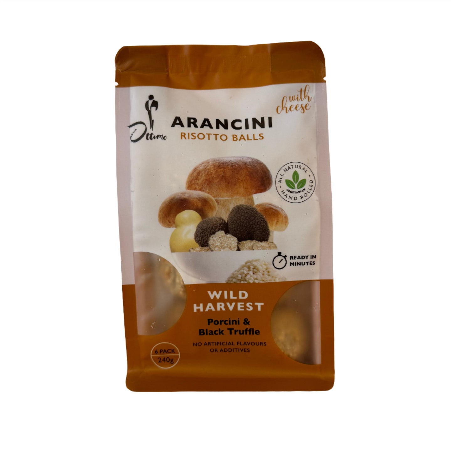 OTTIMO ARANCINO Wild Harvest Porcini & Black Truffle Arancini Balls 6 Pack