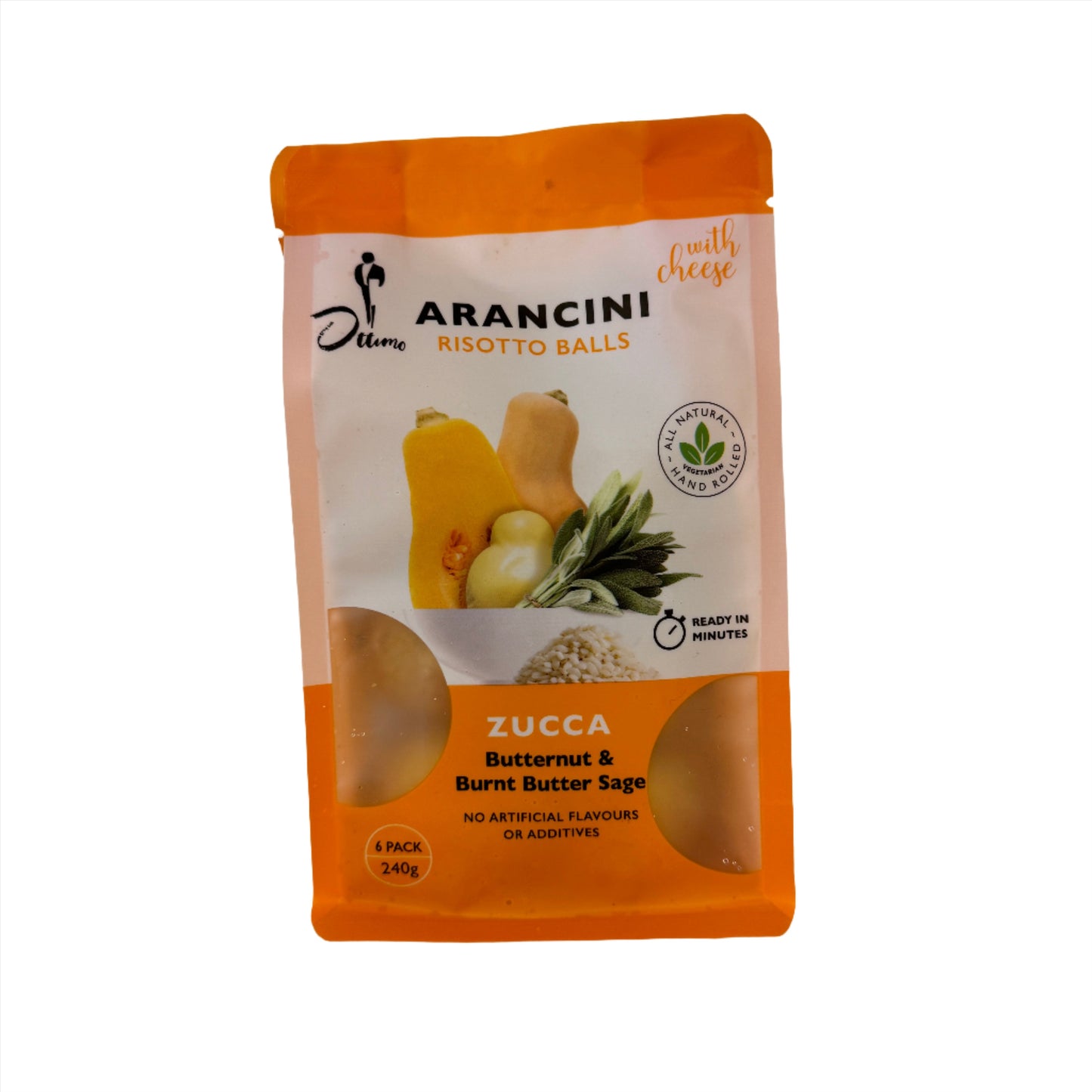 OTTIMO ARANCINO Zucca Butternut & Burnt Butter Sage Arancini Balls 6 Pack