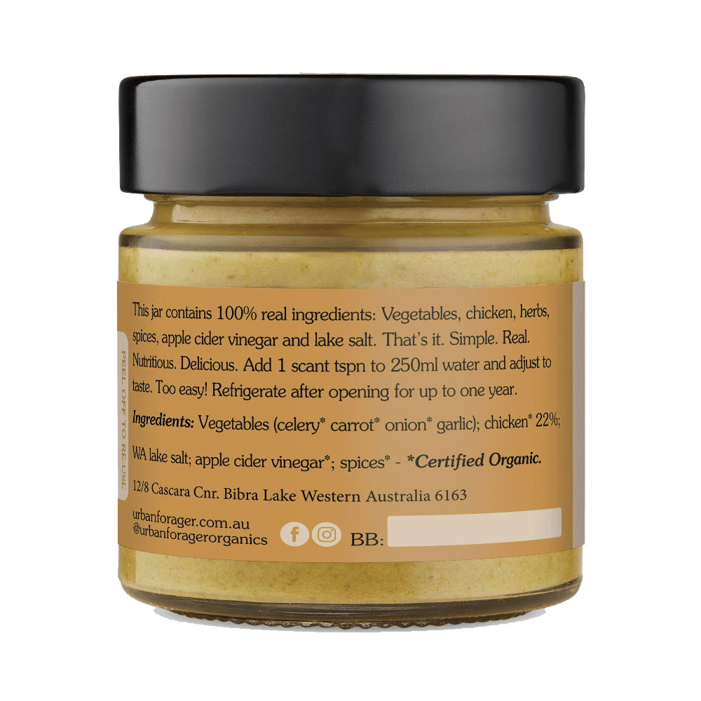 URBAN FORAGER Organic Chicken Stock Concentrate 250g