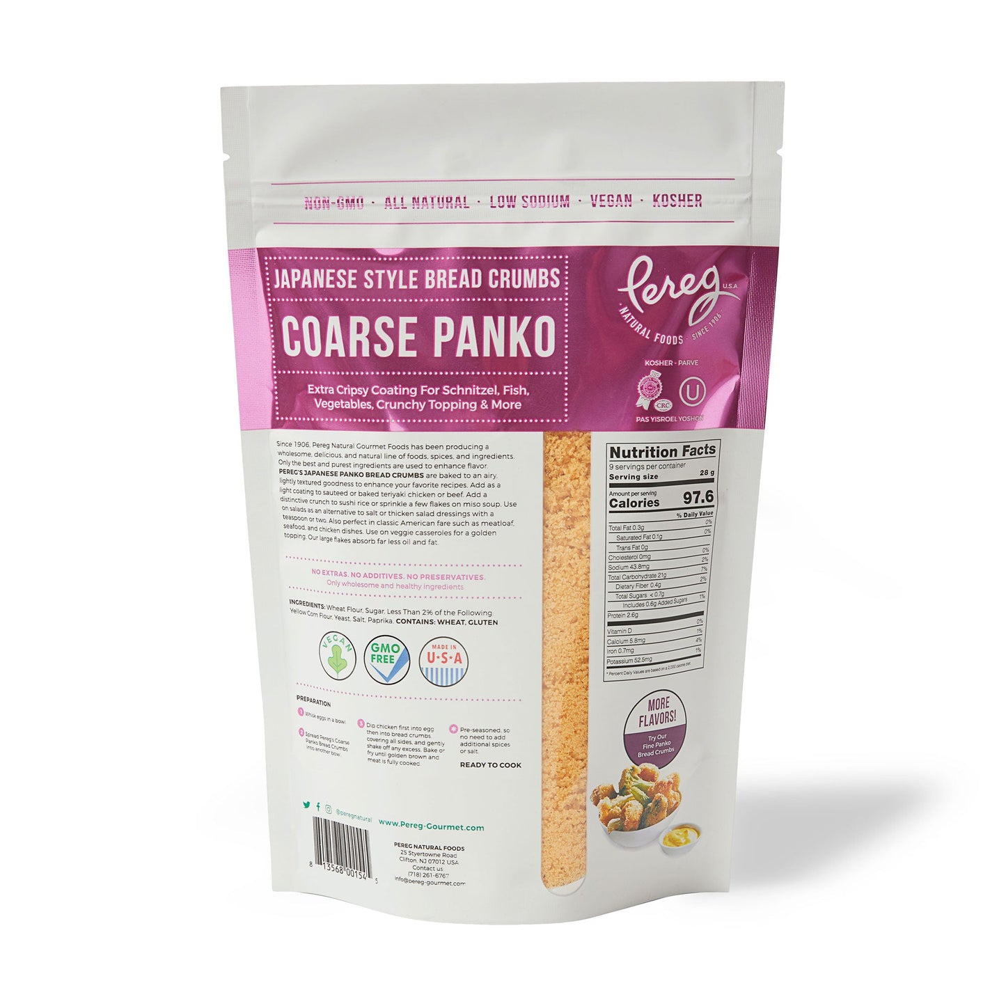 PEREG Course Japanese Panko Bread Crumbs 255g