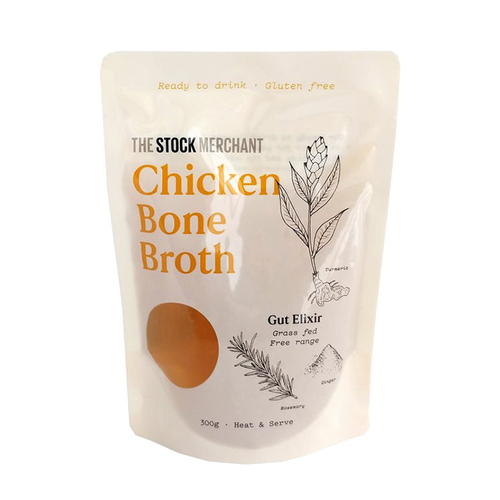 The Stock Merchant Chicken Bone Broth Pouch 300g