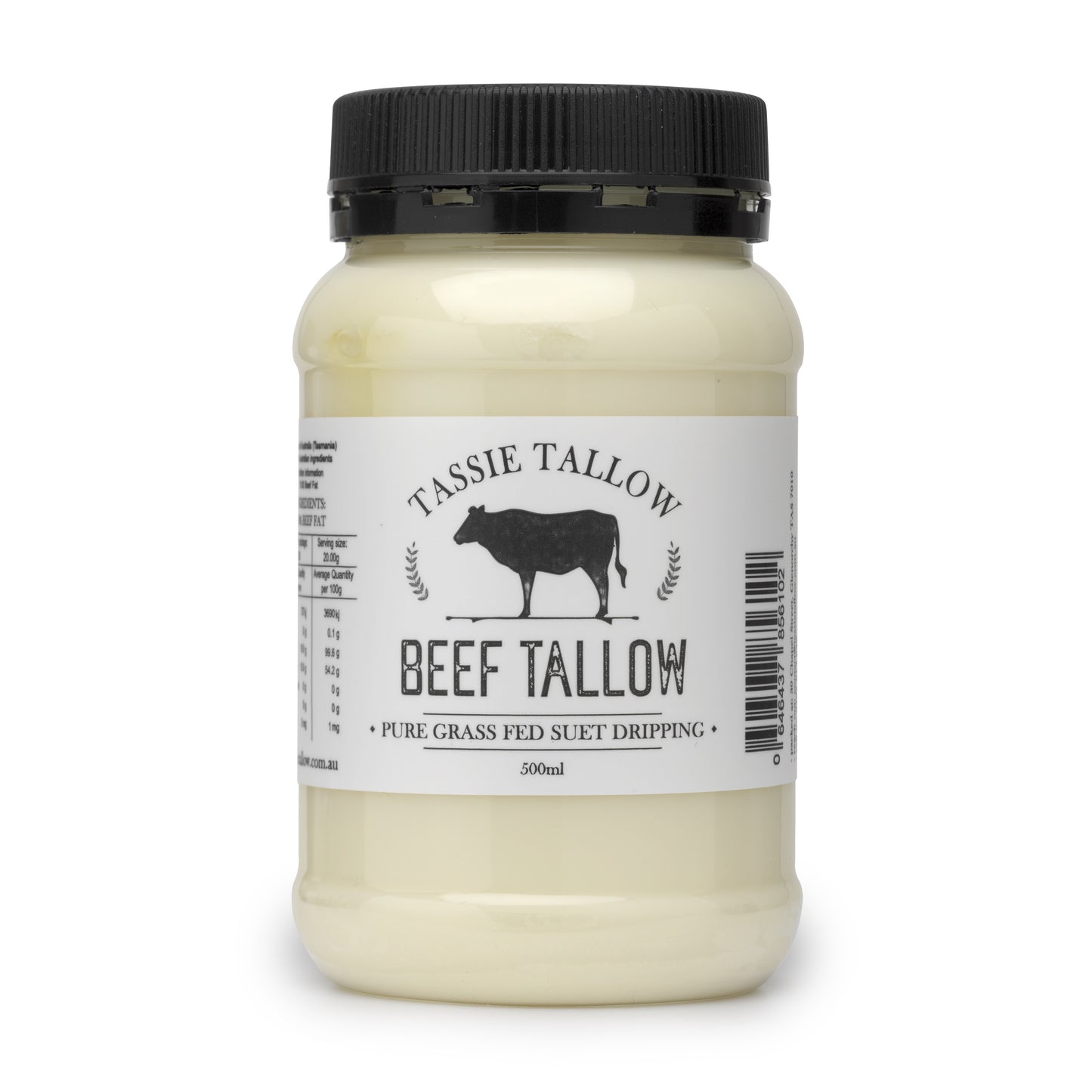 TASSIE TALLOW Beef Tallow 500mL