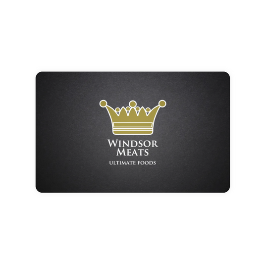Windsor Meats Gift Card Front of the Card