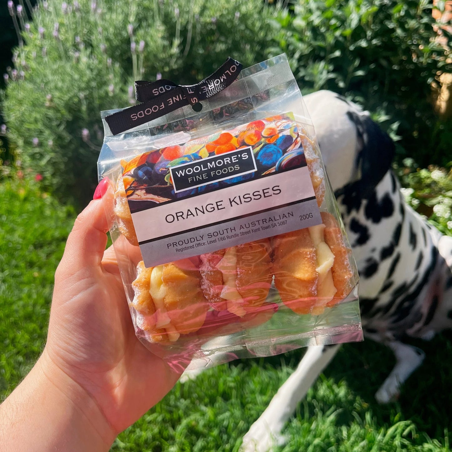 Woolmores Fine Foods Orange Kisses packet Image