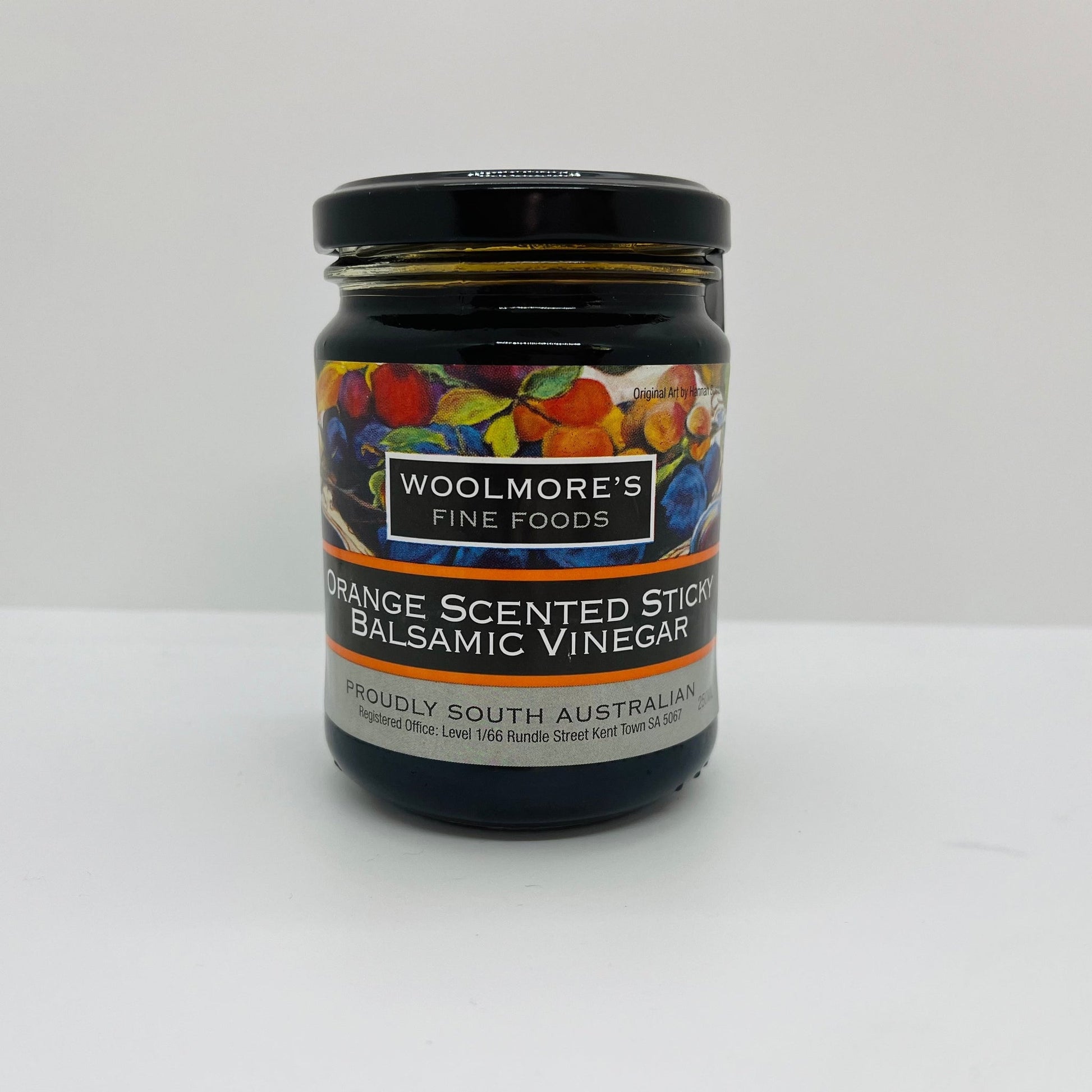 Woolmore's Fine Foods Orange Scented Sticky Balsamic Vinegar Jar