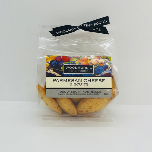 Woolmores Fine Foods Parmesan Cheese Biscuit packet