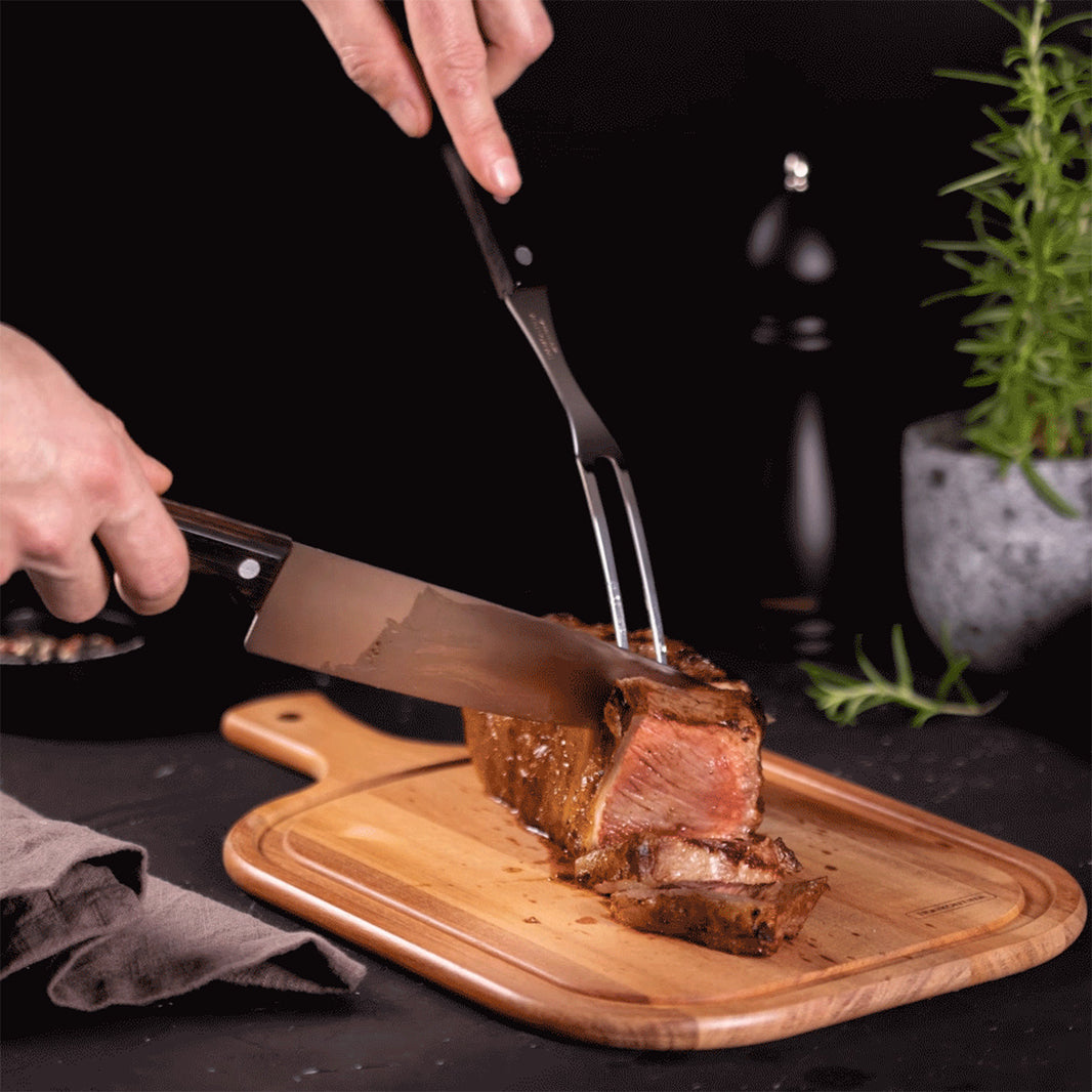 Tramontina Churrasco Barbecue Carving Set, Polywood 3 Pce