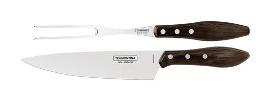 TRAMONTINA Churrasco 2 Piece Carving Set