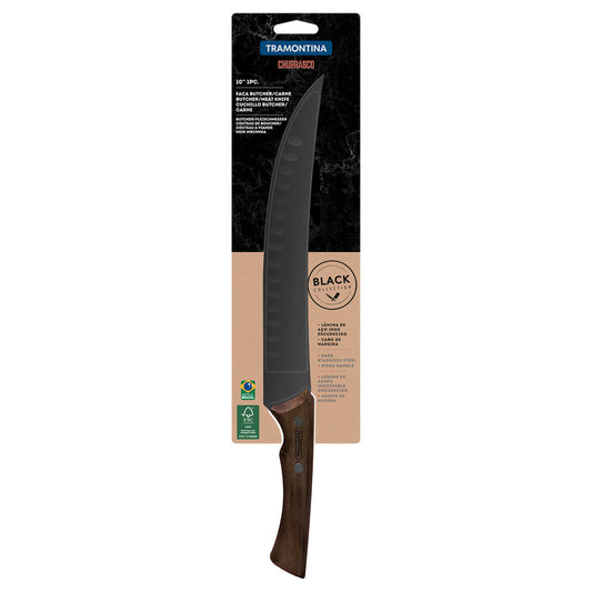 TRAMONTINA Churrasco Black Butcher Knife 10 inch