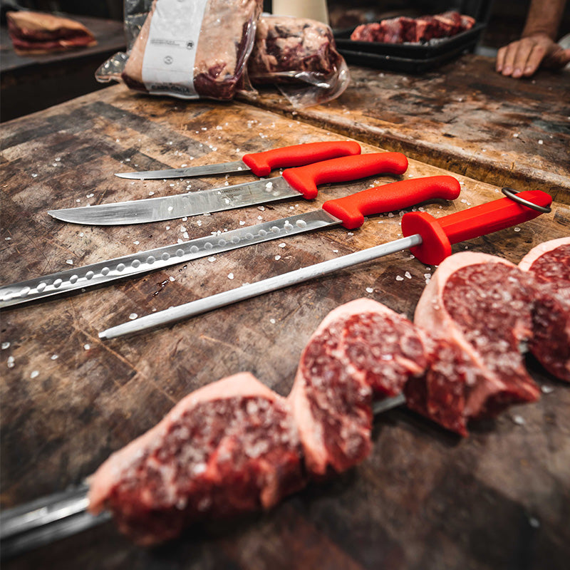 TRAMONTINA Low & Slow 5-Piece Knife Set with Pouch