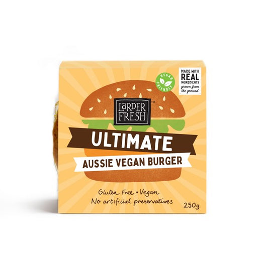 LARDER FRESH Ultimate Aussie Vegan Burger 250g