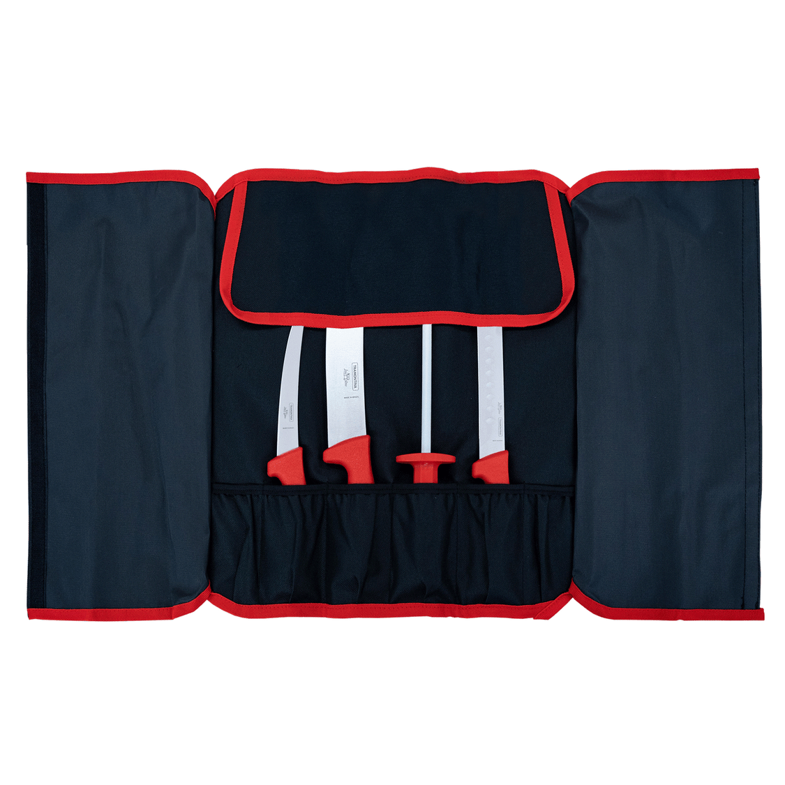 TRAMONTINA Low & Slow 5-Piece Knife Set with Pouch