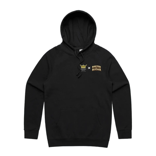 Black front flat lay