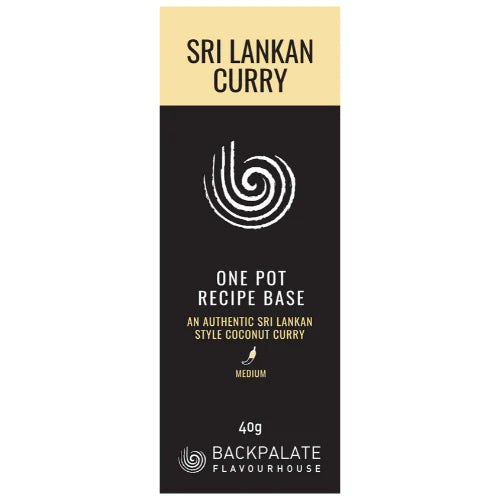 Backpalate Flavourhouse Sri Lankan Curry One Pot Recipe Base Sachet 40g