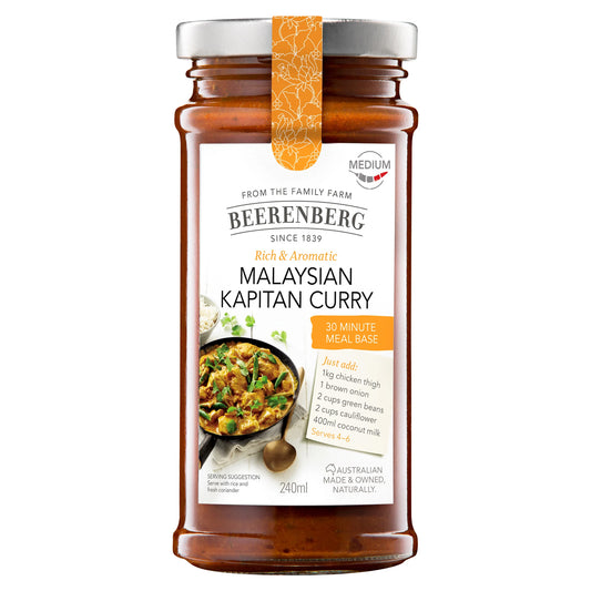 BEERENBERG Malaysian Kapitan Curry 30 Minute Meal Base 240mL