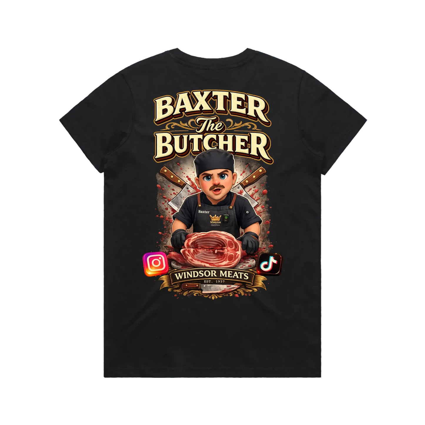 Baxter The Butcher Women's Tee