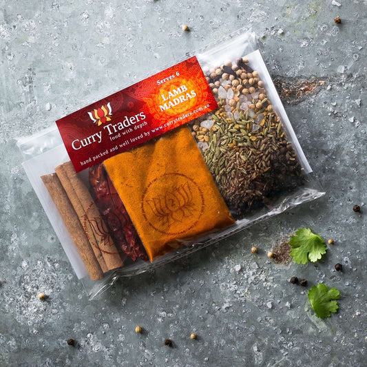 Curry Traders Lamb Madras Curry Spice Kit Pack