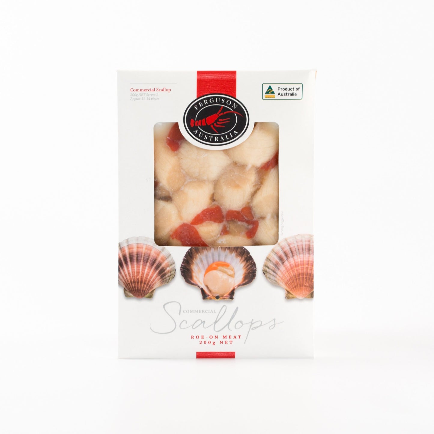 FERGUSON AUSTRALIA Scallop Meat Roe On 200g