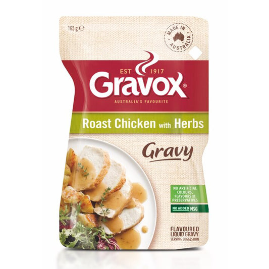 Gravox Roast Chicken & Herbs Liquid Gravy 165g Pouch