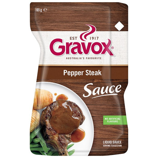 Gravox Pepper Steak Sauce Pouch 165g