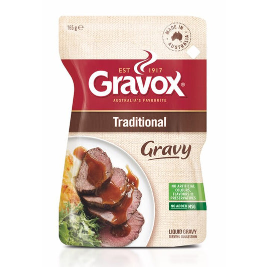 Gravox Traditional Liquid Gravy 165g Pouch