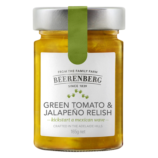 BEERENBERG Green Tomato & Jalapeño Relish 165g