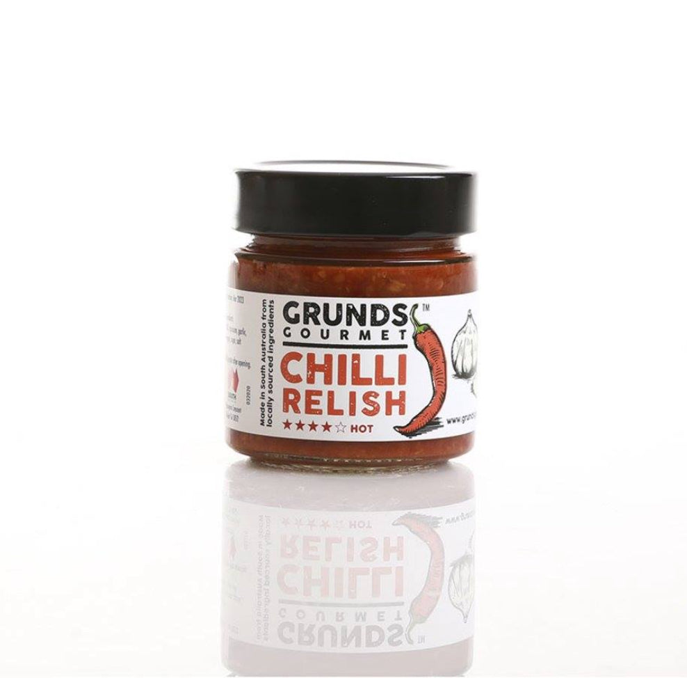 Grunds Gourmet Chilli Relish Jar 210mL