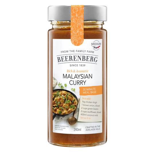 Beerenberg Malaysian Curry 30 Minute Meal Base Jar 240mL