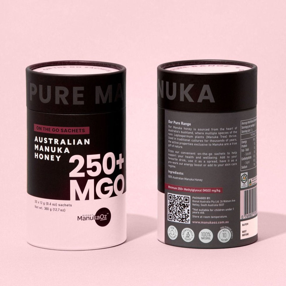 Manuka Oz Pure Range 250+ MGO Box