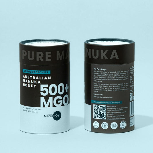 Manuka Oz Pure Range 500+ MGO Box