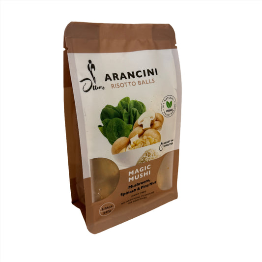 OTTIMO ARANCINO Magic Mushi Mushroom Spinach & Pine Nut Arancini Balls 6 Pack