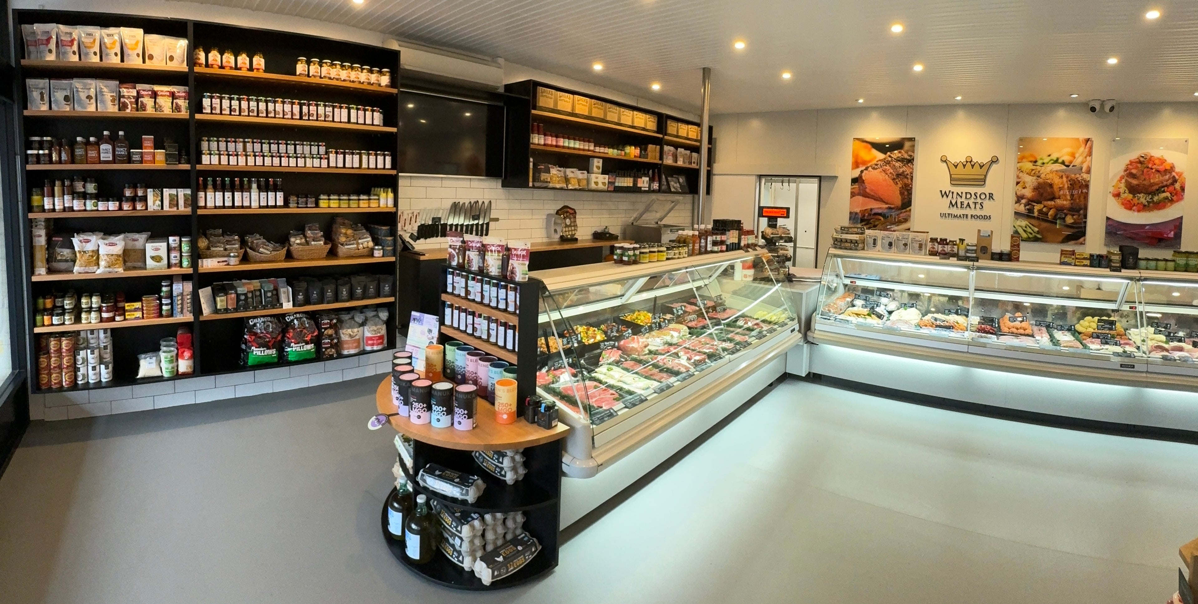 The Interior view of Windsor Meats on Duthy Street, Malvern