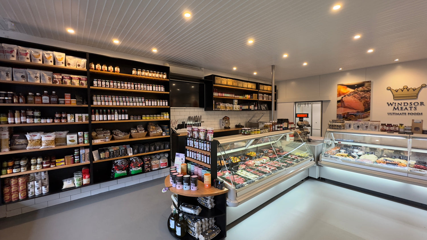 The Interior view of Windsor Meats on Duthy Street, Malvern