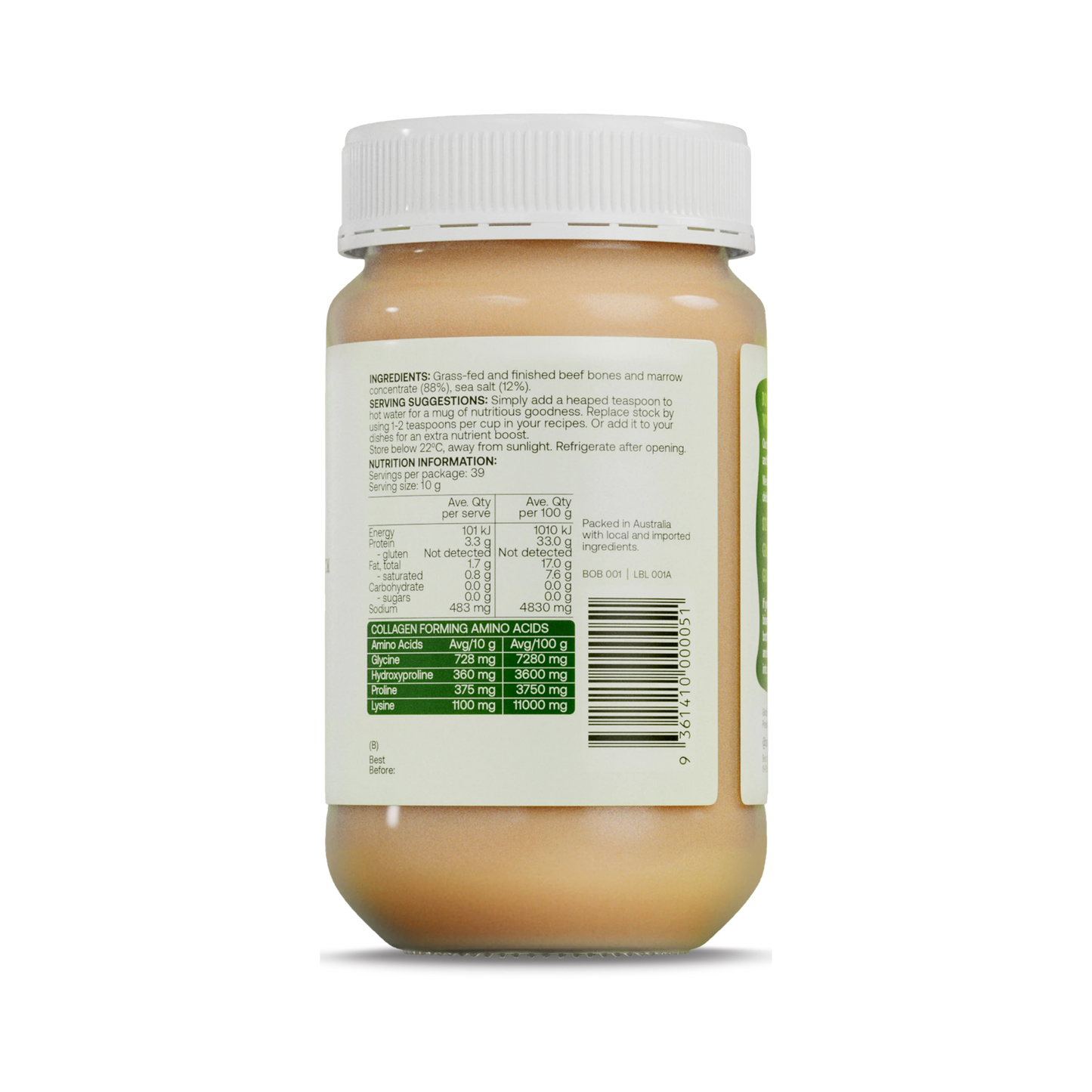 BEST OF THE BONE Original Bone Broth Concentrate 390g